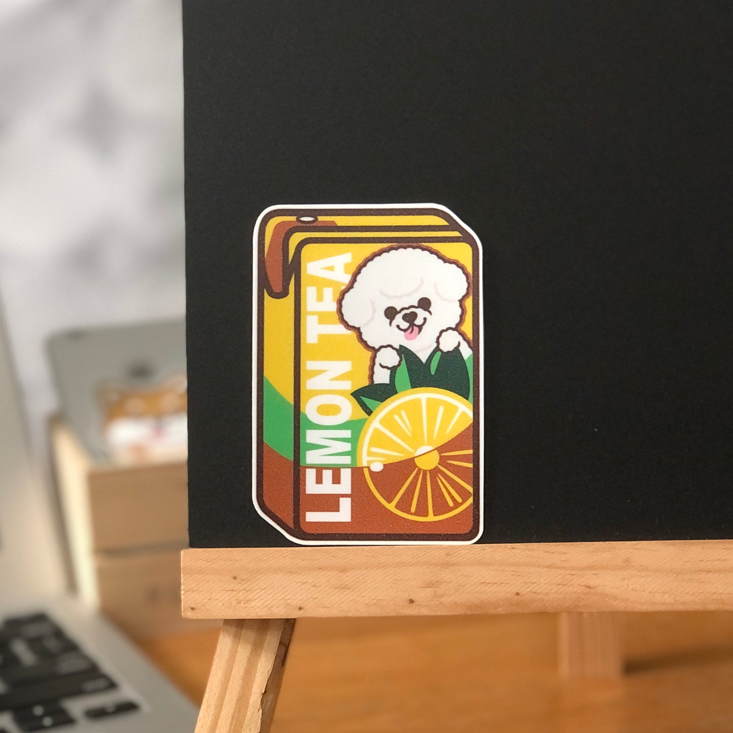 Bichon Stickers-Vita Lemon Tea 比熊犬貼紙-維他檸檬茶