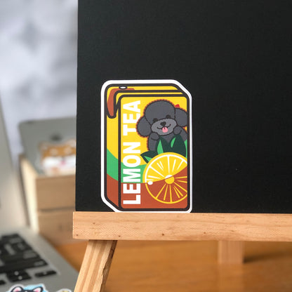 Poodle Stickers-Vita Lemon Tea 貴婦狗貼紙-維他檸檬茶
