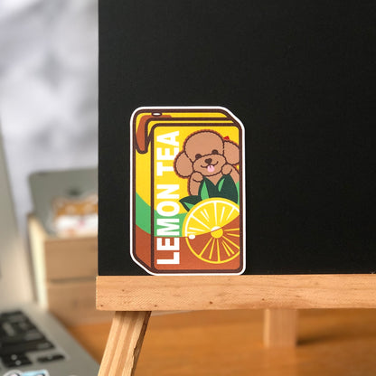 Poodle Stickers-Vita Lemon Tea 貴婦狗貼紙-維他檸檬茶