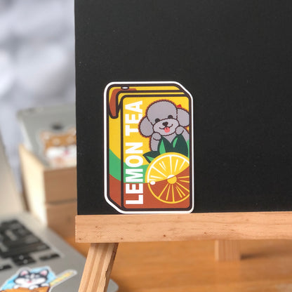 Poodle Stickers-Vita Lemon Tea 貴婦狗貼紙-維他檸檬茶