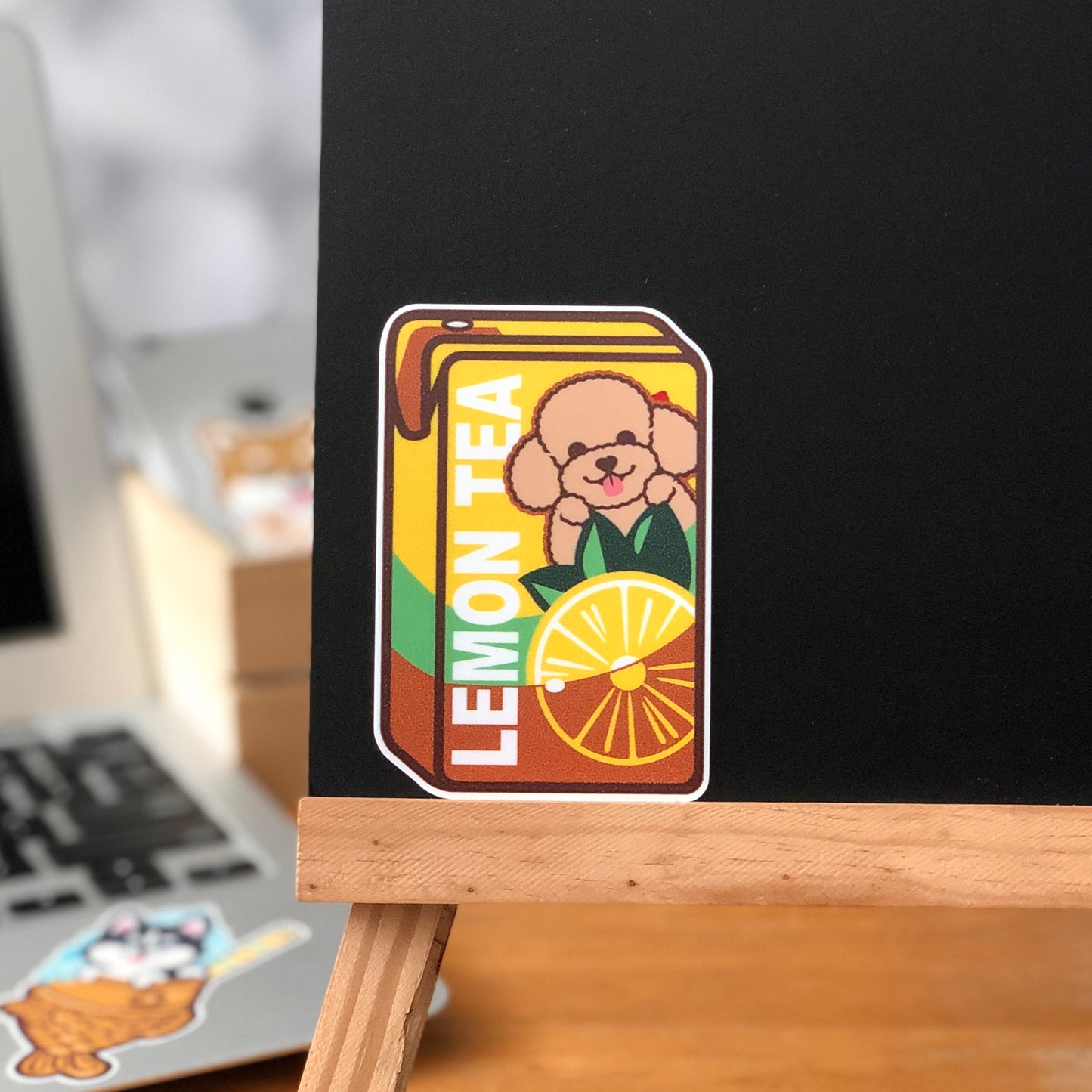 Poodle Stickers-Vita Lemon Tea 貴婦狗貼紙-維他檸檬茶