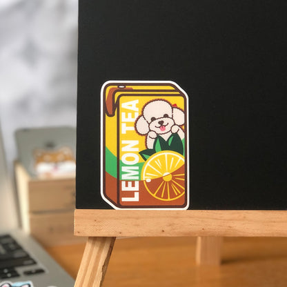 Poodle Stickers-Vita Lemon Tea 貴婦狗貼紙-維他檸檬茶