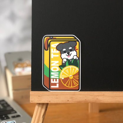Schnauzer Stickers-Vita Lemon Tea 史納莎貼紙-維他檸檬茶