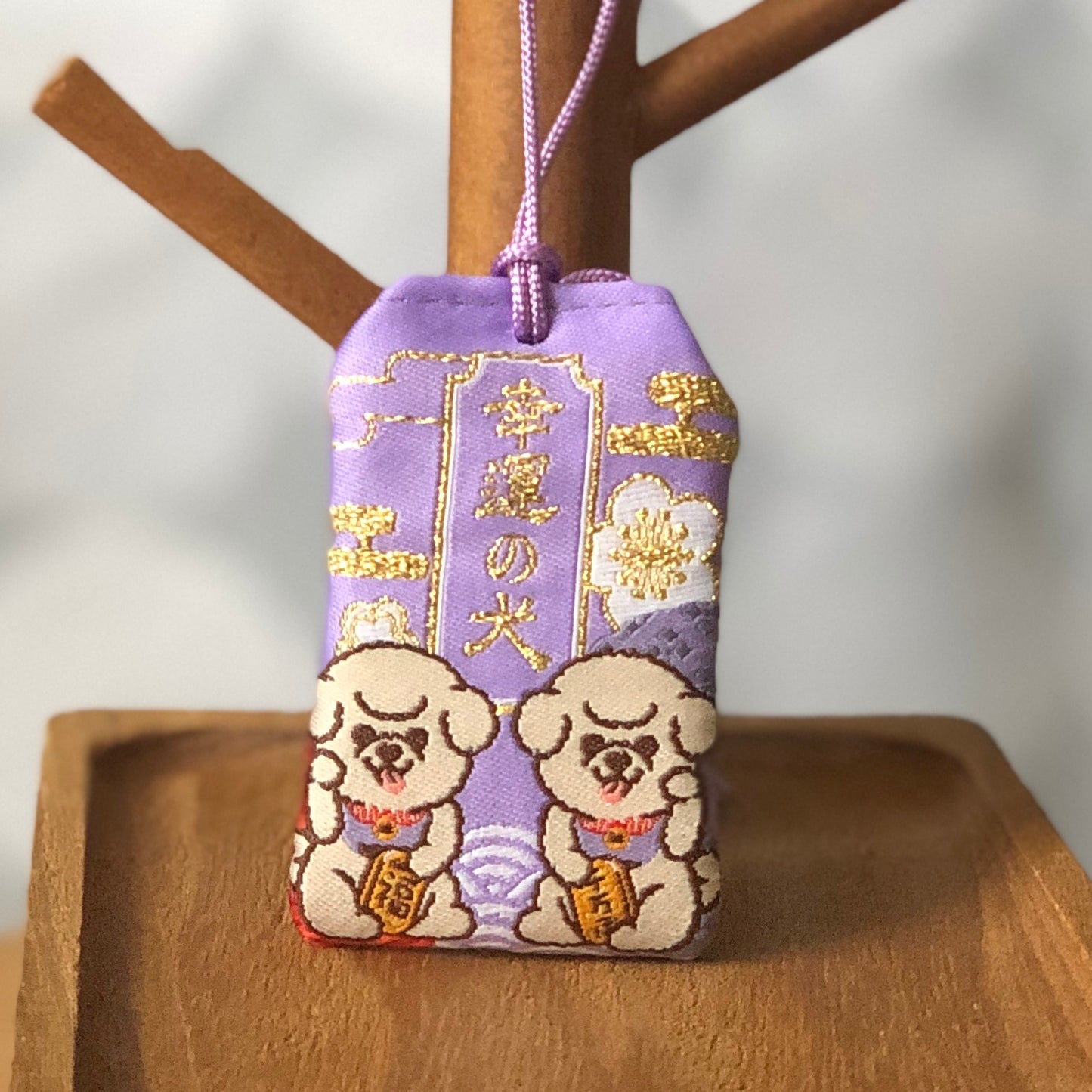 Bichon Omamori-Lucky Dog 比熊犬御守-平安招財