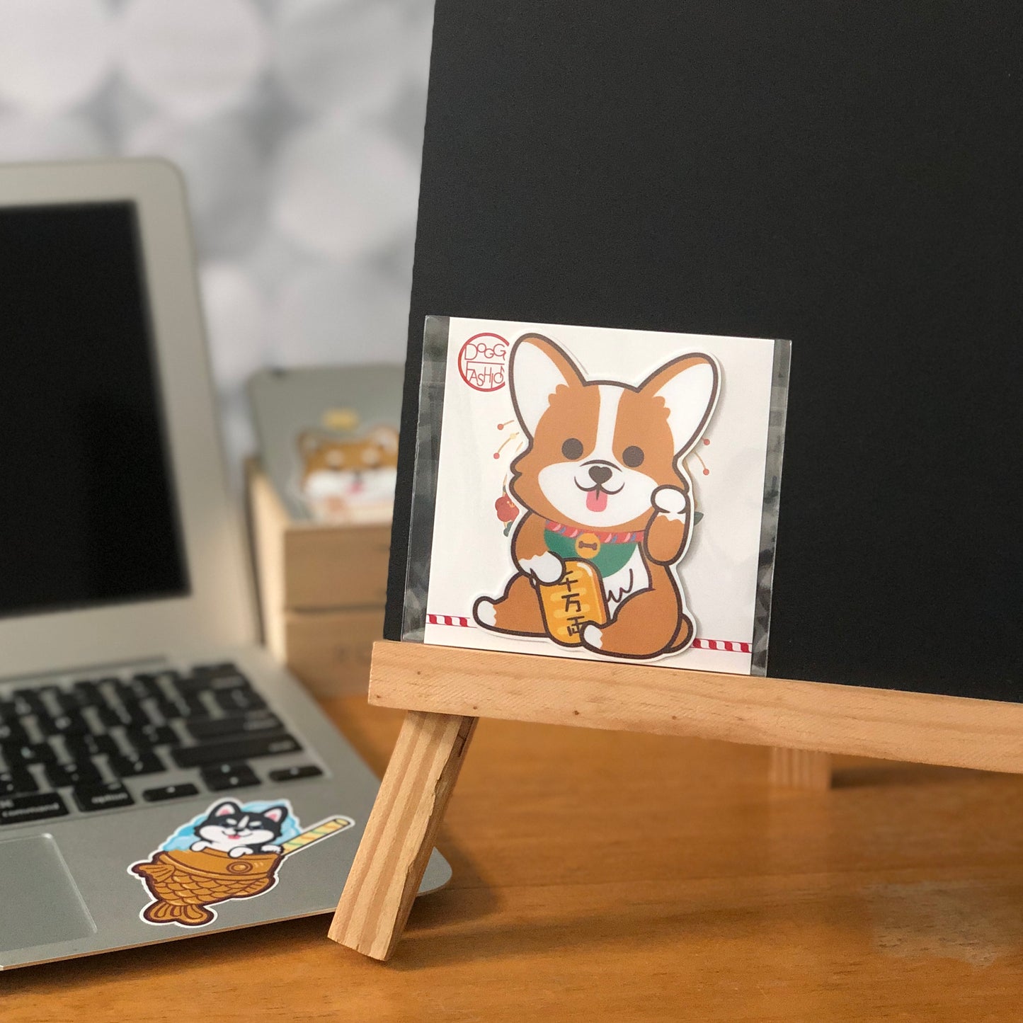 Husky Stickers-Lucky Dog 雪橇狗貼紙-招財狗
