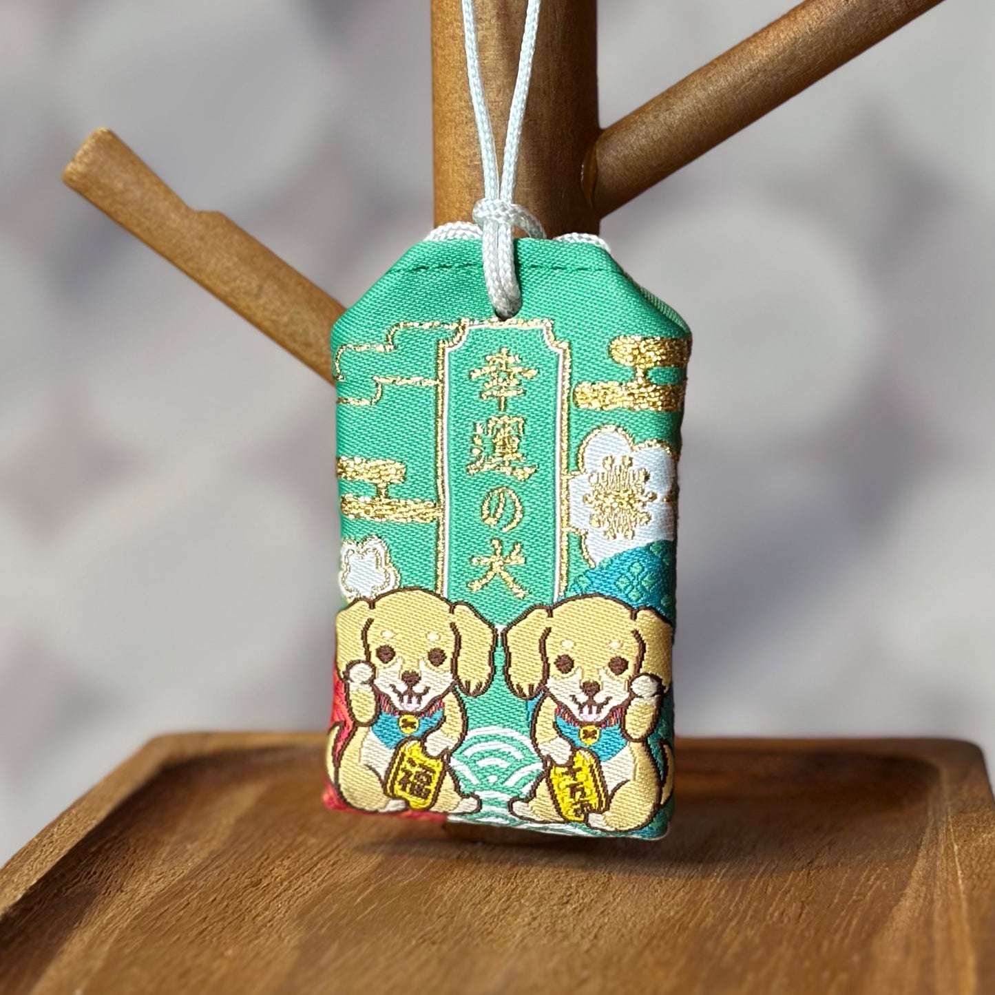 Dachshund Omamori-Lucky Dog (Cream) 臘腸狗御守-平安招財 (奶油)