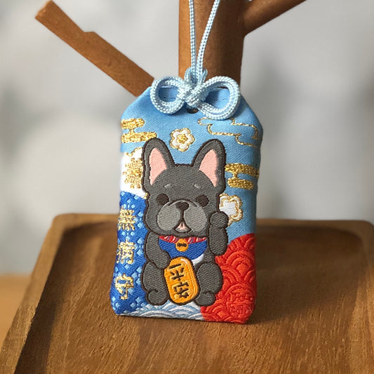 Frenchie Omamori-Lucky Dog (Black) 法鬥御守-平安招財 (黑)