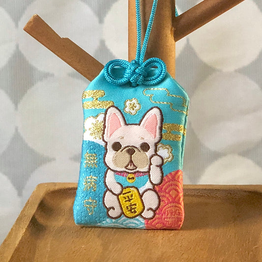 Frenchie Omamori-Lucky Dog (White) 法鬥御守-平安招財 (白)