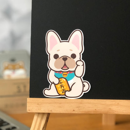 Frenchie Stickers-Lucky Dog 法鬥貼紙-招財狗