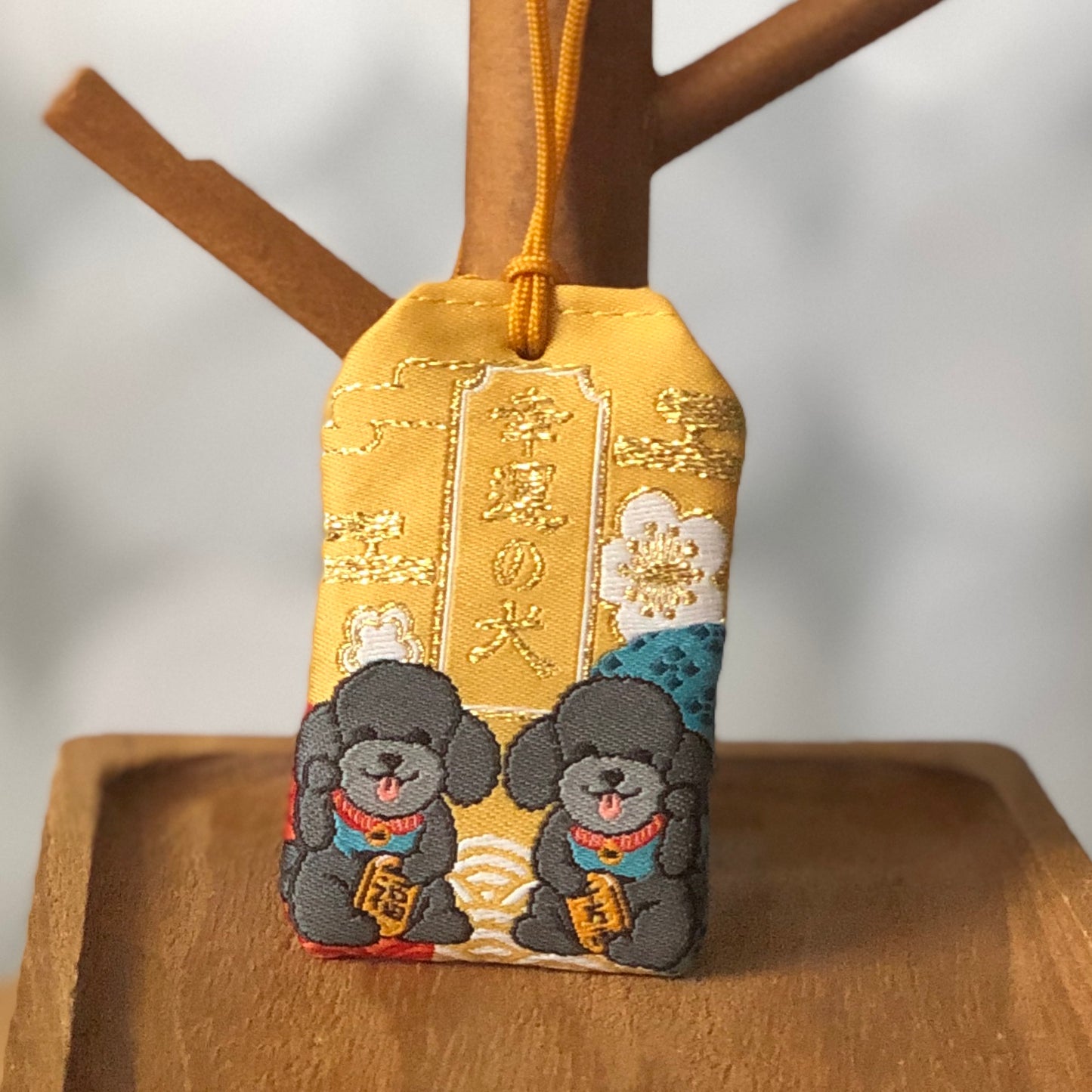 Poodle Omamori-Lucky Dog (Black) 貴婦狗御守-平安招財 (黑)