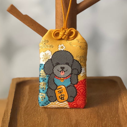 Poodle Omamori-Lucky Dog (Black) 貴婦狗御守-平安招財 (黑)