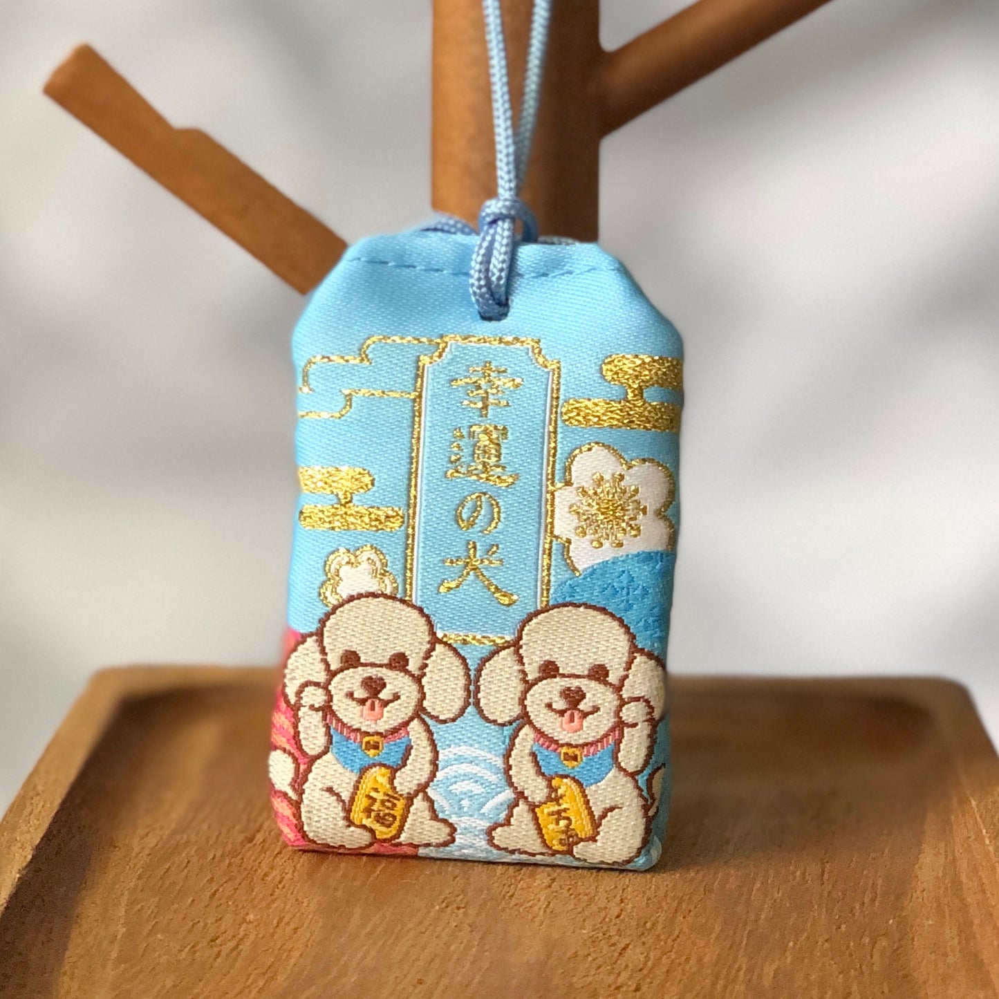 Poodle Omamori-Lucky Dog (White) 貴婦狗御守-平安招財 (白)