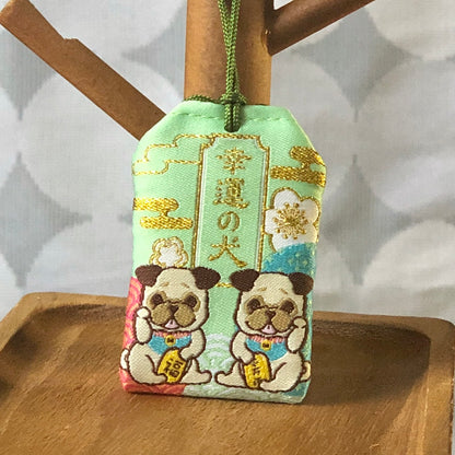 Pug Omamori-Lucky Dog 八哥御守-平安招財