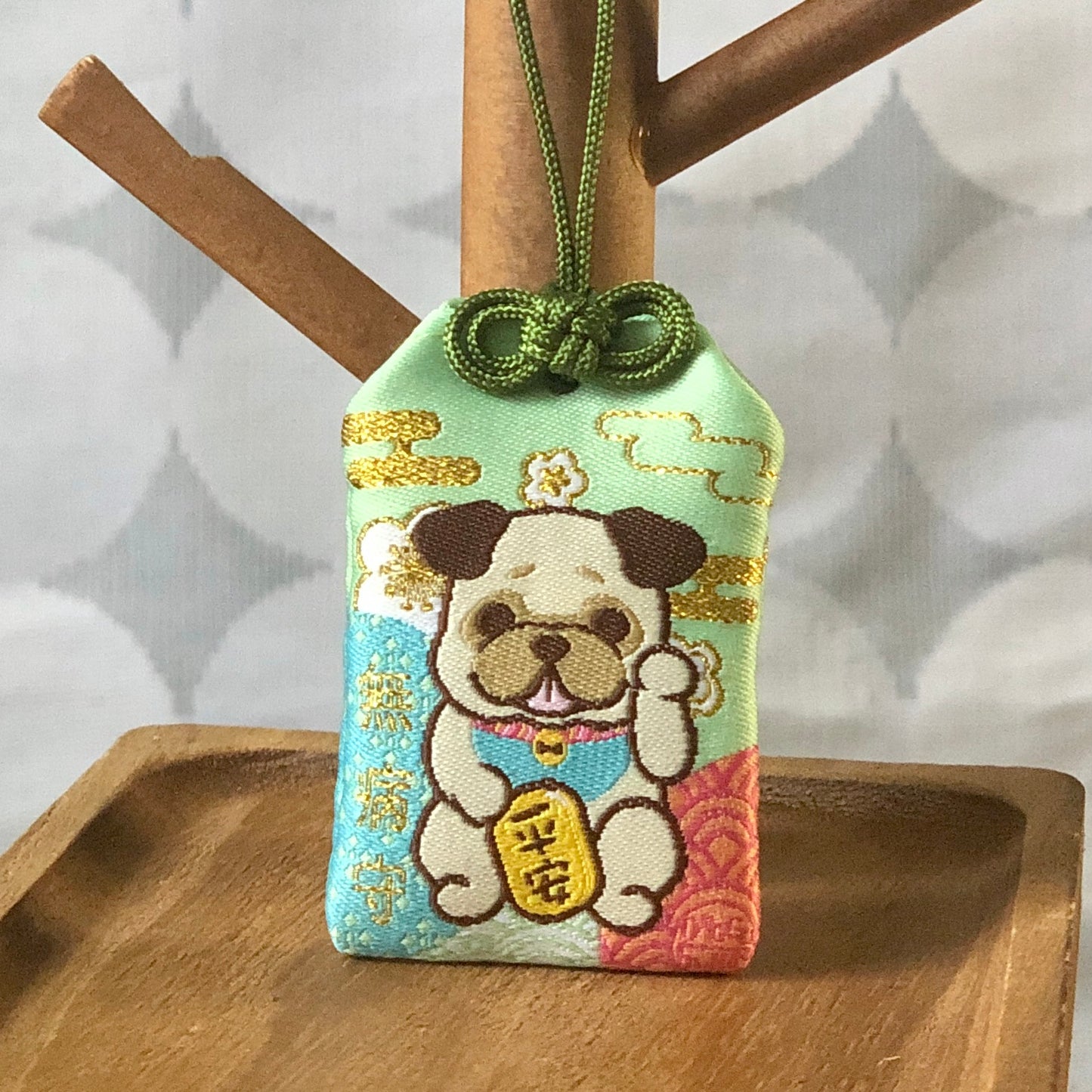 Pug Omamori-Lucky Dog 八哥御守-平安招財