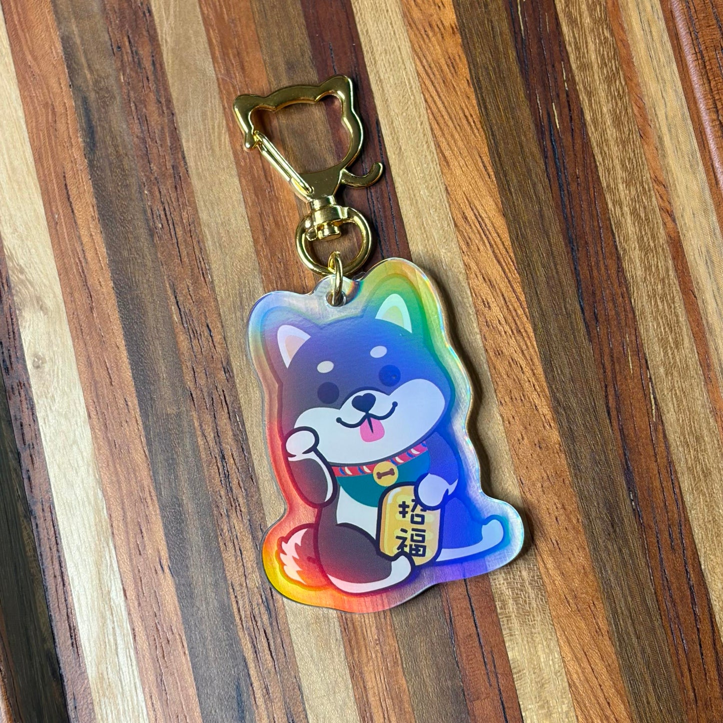 Shiba Keychain-Lucky Dog 柴犬匙扣-平安招財