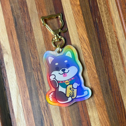 Shiba Keychain-Lucky Dog 柴犬匙扣-平安招財