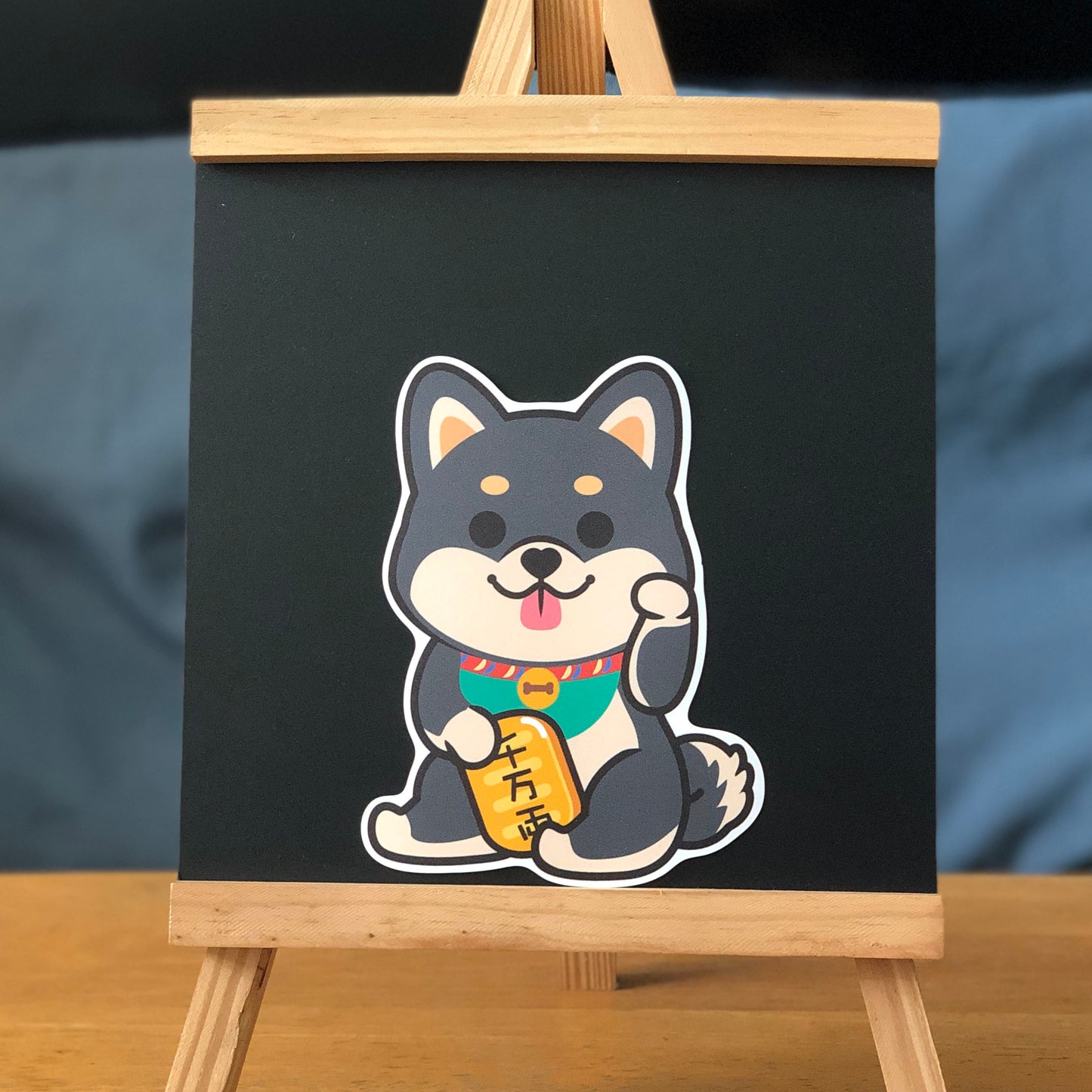 Shiba Large Stickers-Lucky Dog 柴犬大貼紙-招財狗