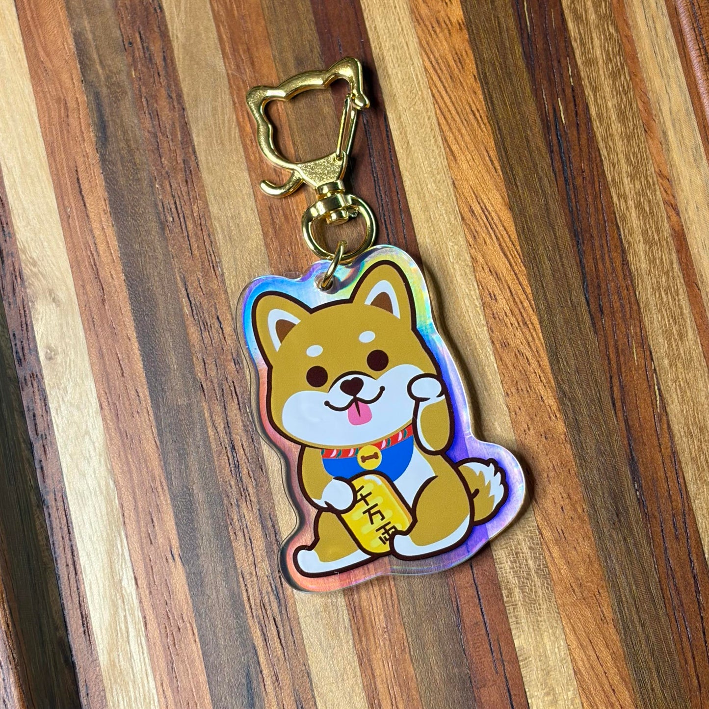 Shiba Keychain-Lucky Dog 柴犬匙扣-平安招財