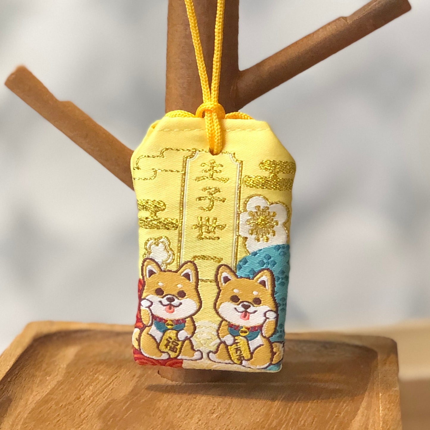 Shiba Omamori-Lucky Dog (Red) 柴犬御守-平安招財 (棕)