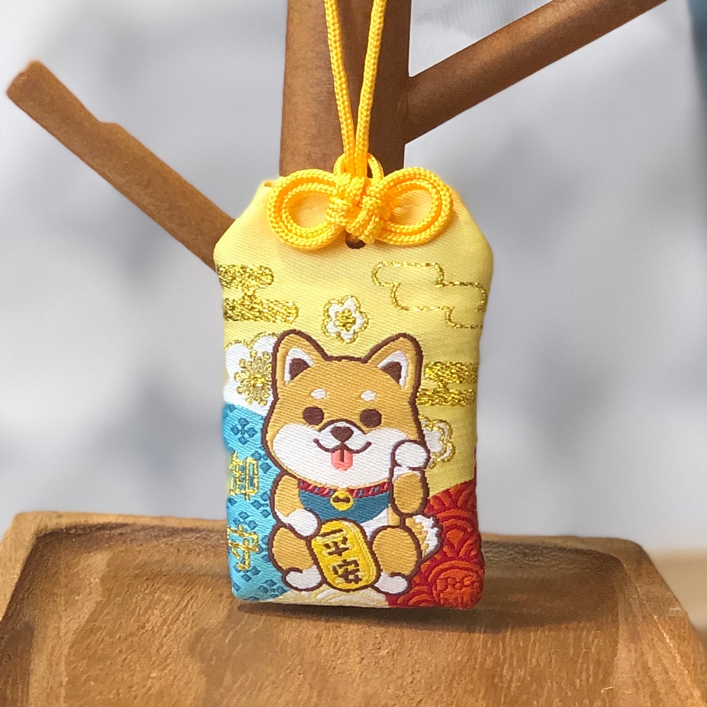 Shiba Omamori-Lucky Dog (Red) 柴犬御守-平安招財 (棕)