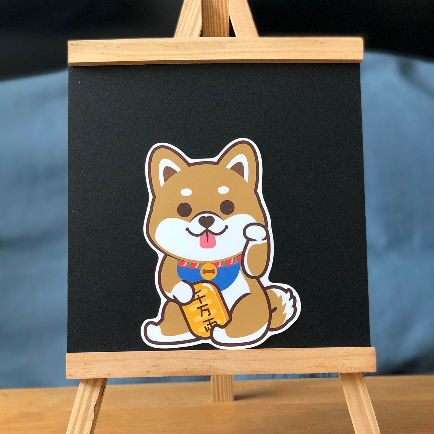 Shiba Large Stickers-Lucky Dog 柴犬大貼紙-招財狗