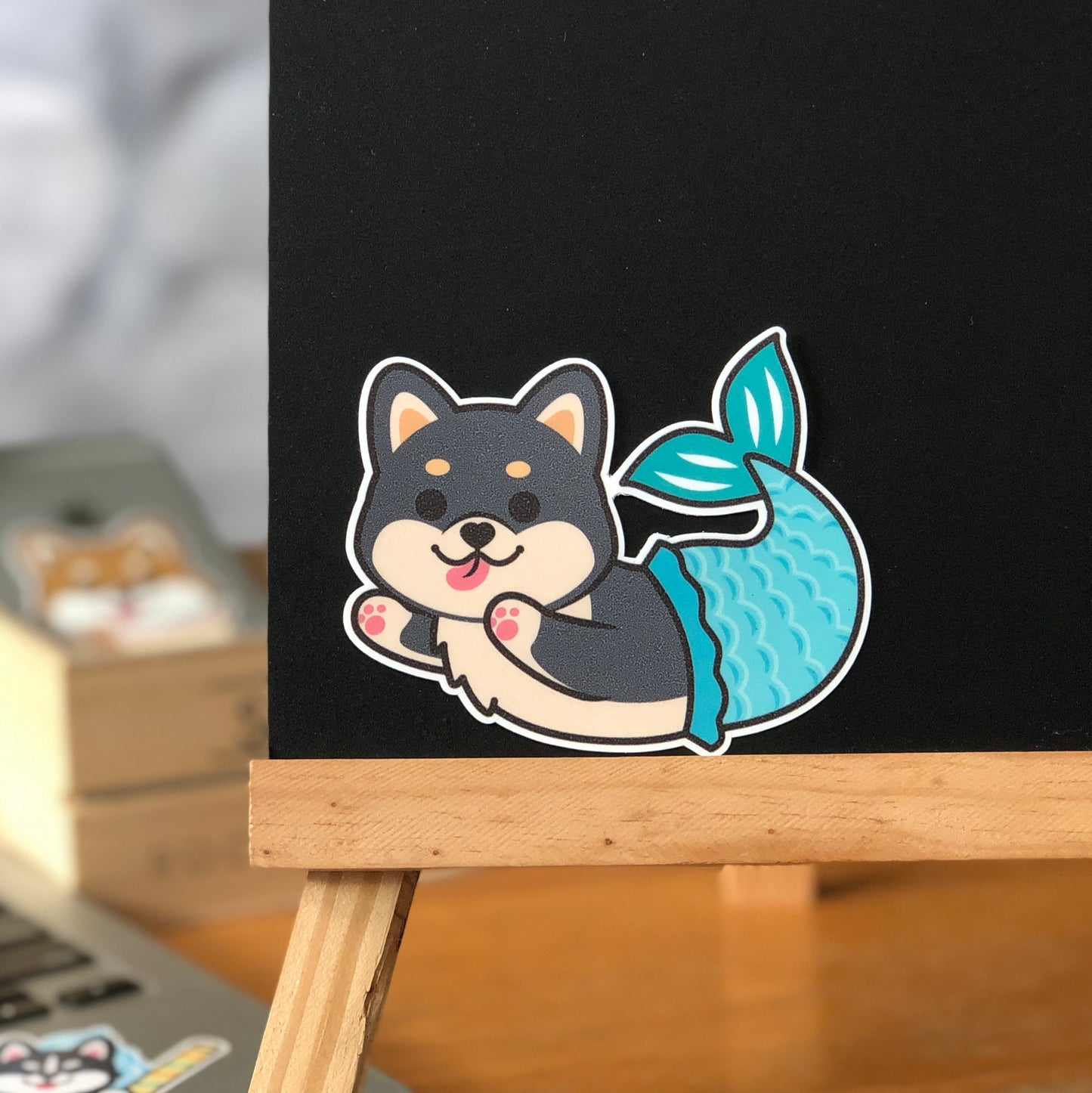 Shiba Stickers-Mermaid 柴犬貼紙-美人魚