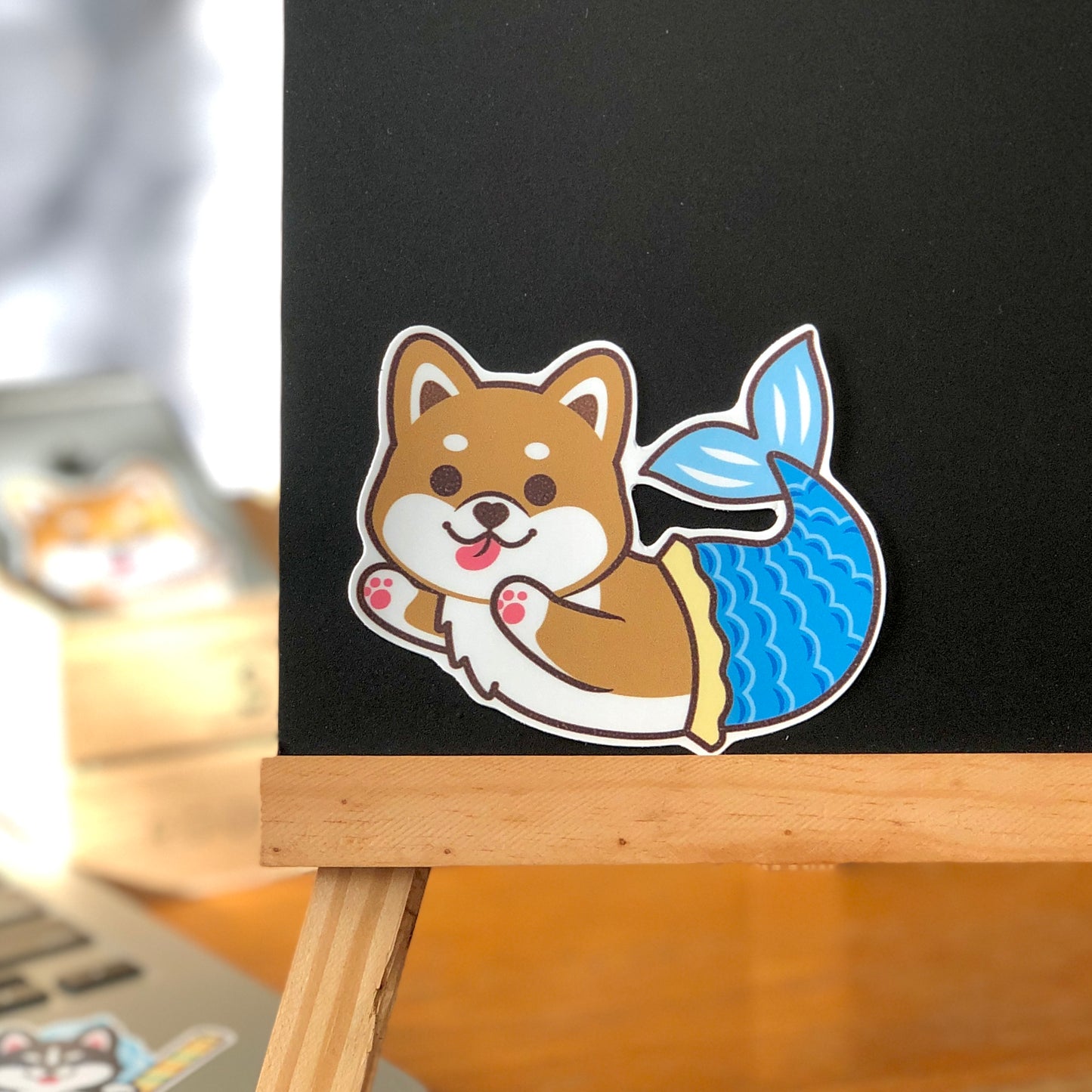 Shiba Stickers-Mermaid 柴犬貼紙-美人魚
