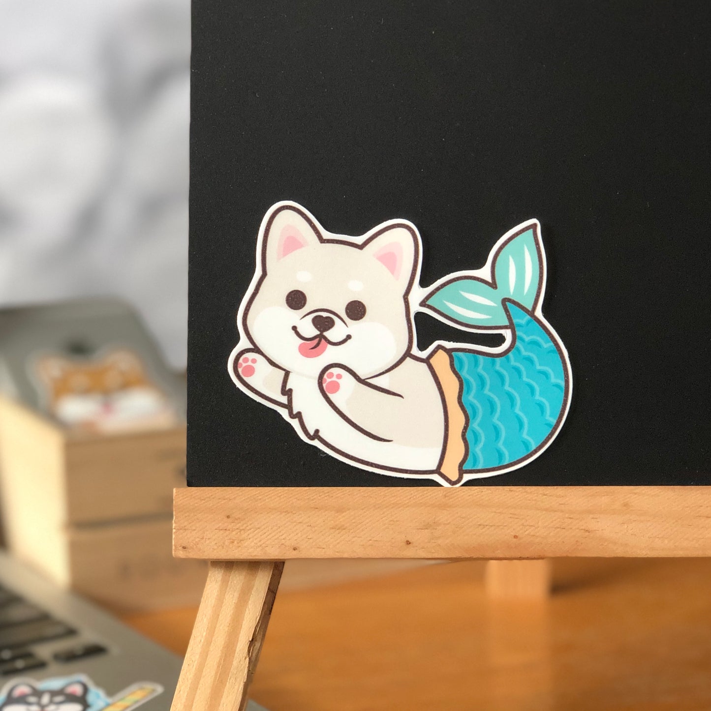 Shiba Stickers-Mermaid 柴犬貼紙-美人魚