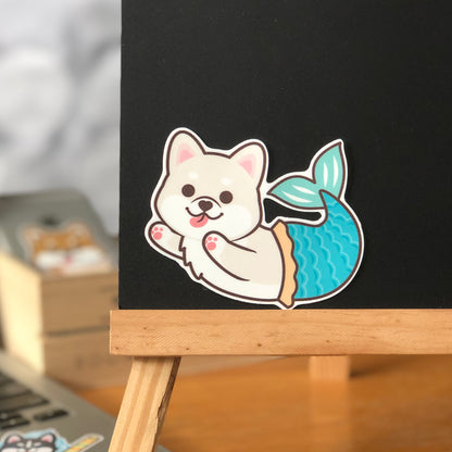 Shiba Stickers-Mermaid 柴犬貼紙-美人魚