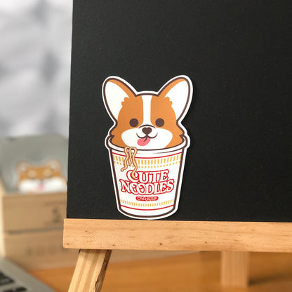 Corgi Stickers-Cup Noodle 哥基貼紙-杯麵