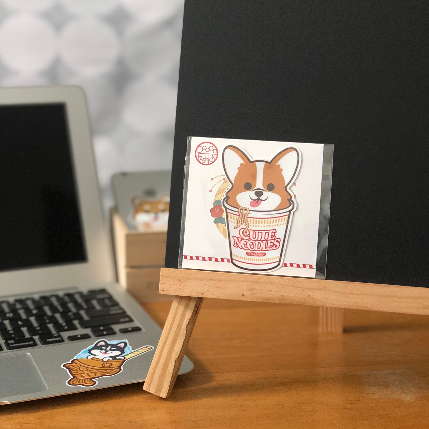 Pug Stickers-Cup Noodle 八哥貼紙-杯麵
