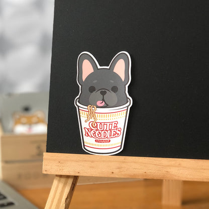Frenchie Stickers-Cup Noodle 法鬥貼紙-杯麵