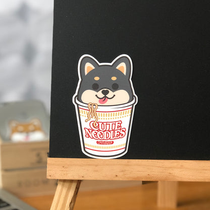 Shiba Stickers-Cup Noodle 柴犬貼紙-杯麵