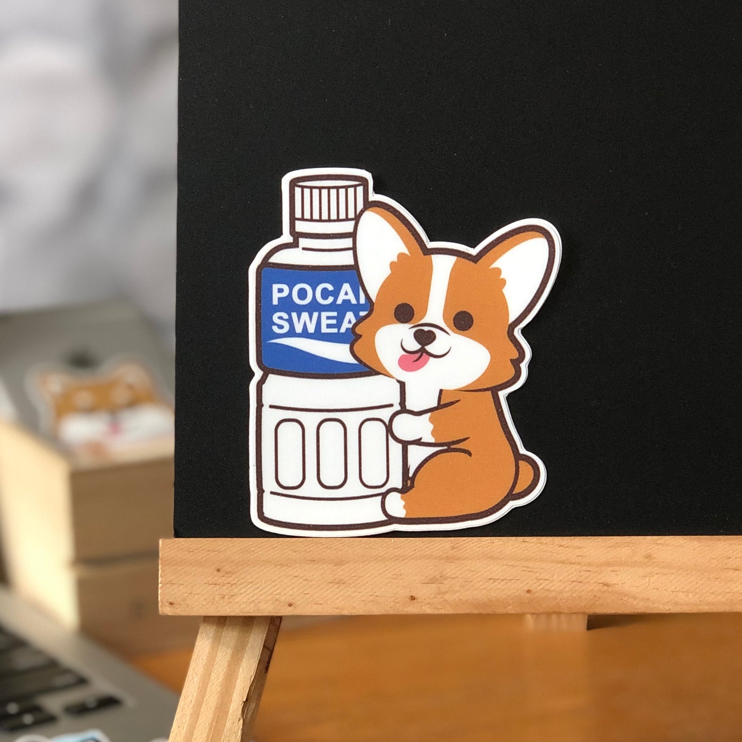 Corgi Stickers-Pocari 哥基貼紙-寶礦力