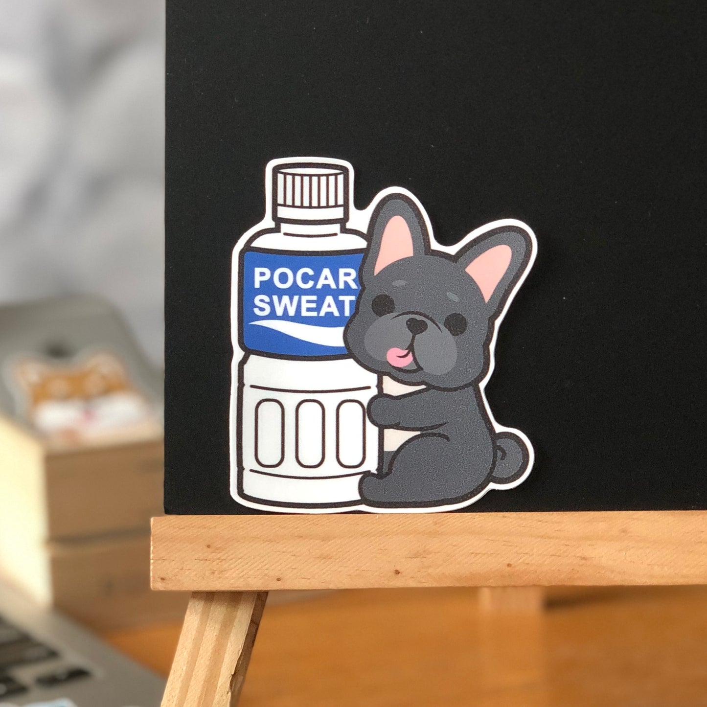 Frenchie Stickers-Pocari 法鬥貼紙-寶礦力