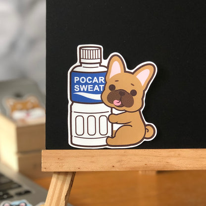 Frenchie Stickers-Pocari 法鬥貼紙-寶礦力