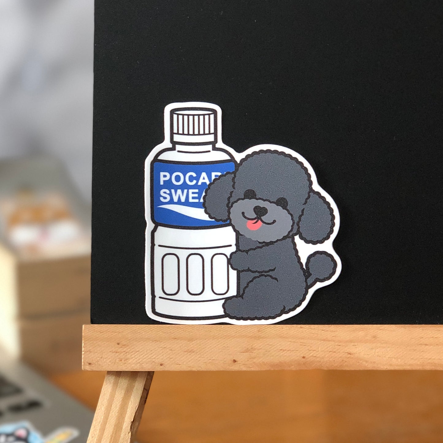 Poodle Stickers-Pocari 貴婦狗貼紙-寶礦力