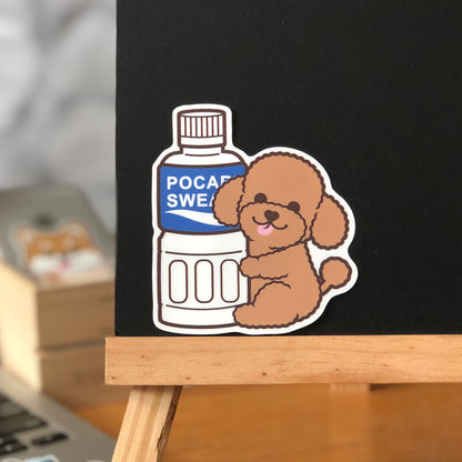 Poodle Stickers-Pocari 貴婦狗貼紙-寶礦力