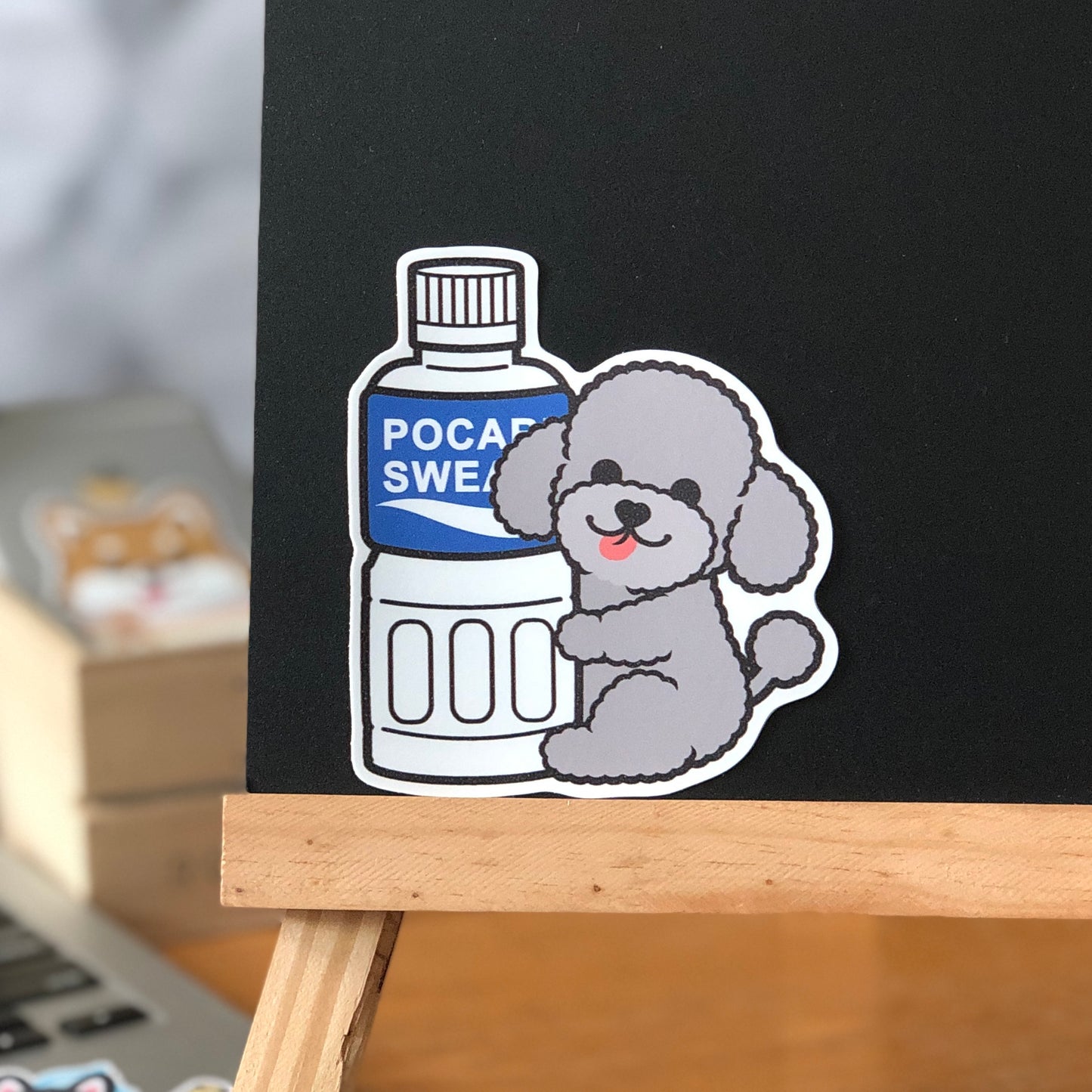 Poodle Stickers-Pocari 貴婦狗貼紙-寶礦力