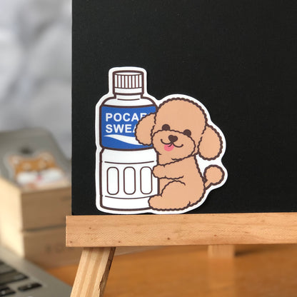 Poodle Stickers-Pocari 貴婦狗貼紙-寶礦力
