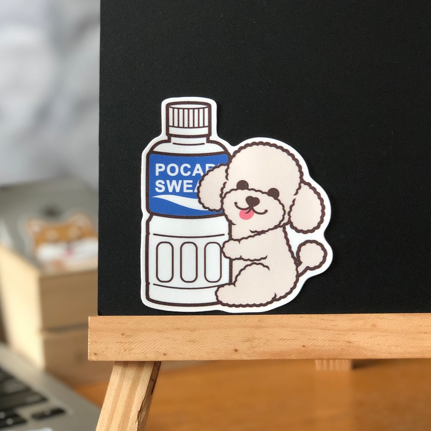 Poodle Stickers-Pocari 貴婦狗貼紙-寶礦力
