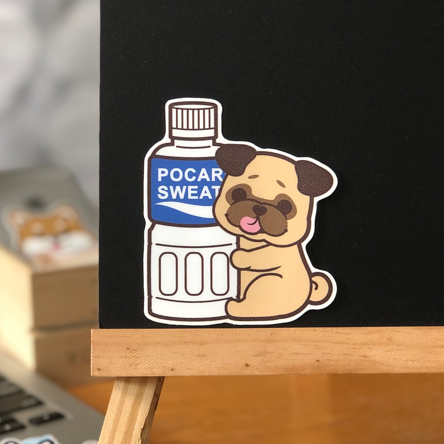 Pug Stickers-Pocari 八哥貼紙-寶礦力