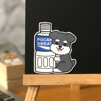 Schnauzer Stickers-Pocari 史納莎貼紙-寶礦力