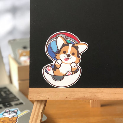 Corgi Stickers-Pokeball 哥基貼紙-精靈球