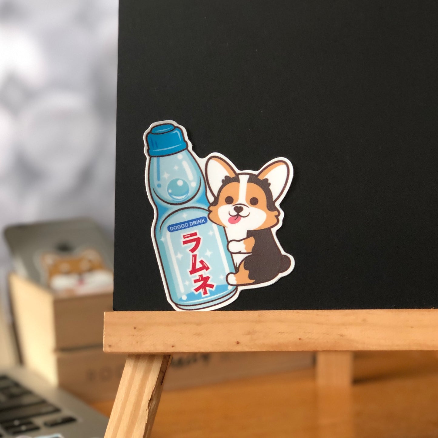 Corgi Stickers-Ramune 哥基貼紙-波子汽水