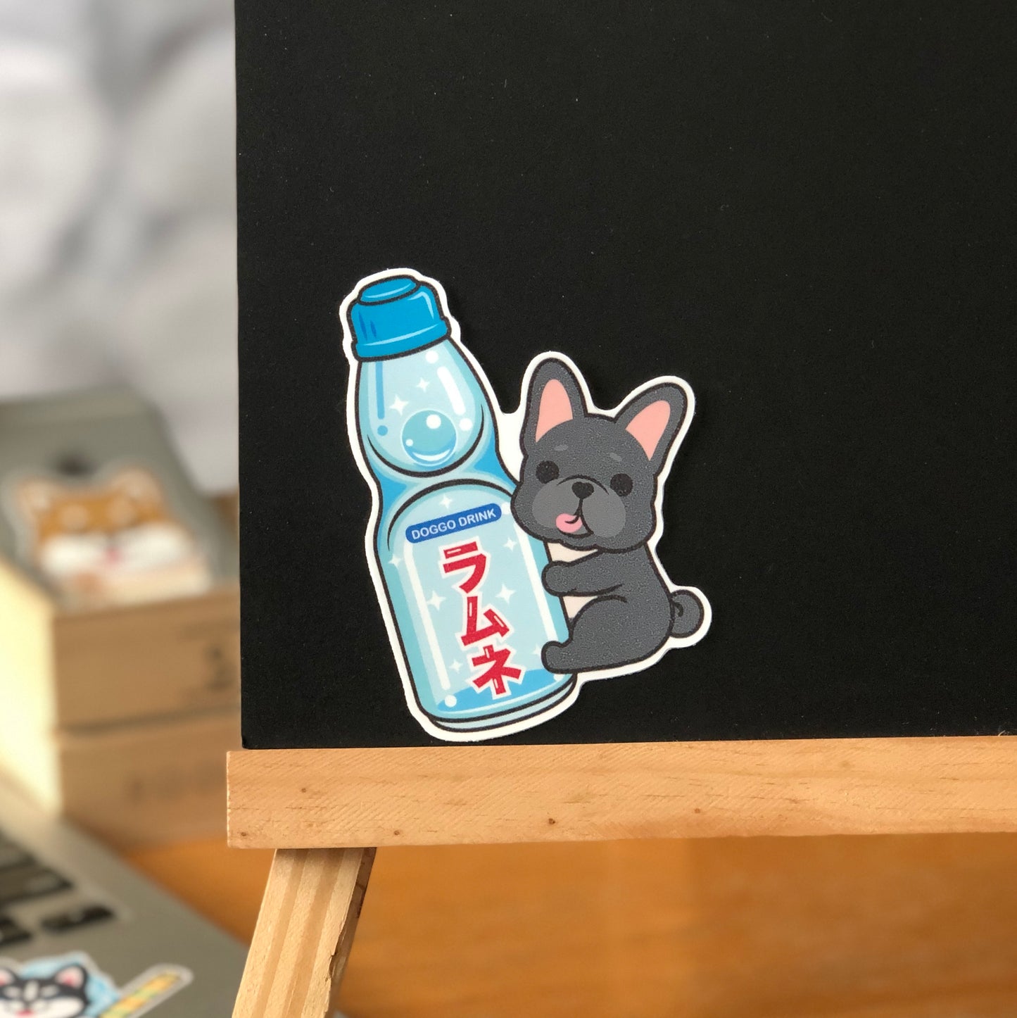 Frenchie Stickers-Ramune 法鬥貼紙-波子汽水