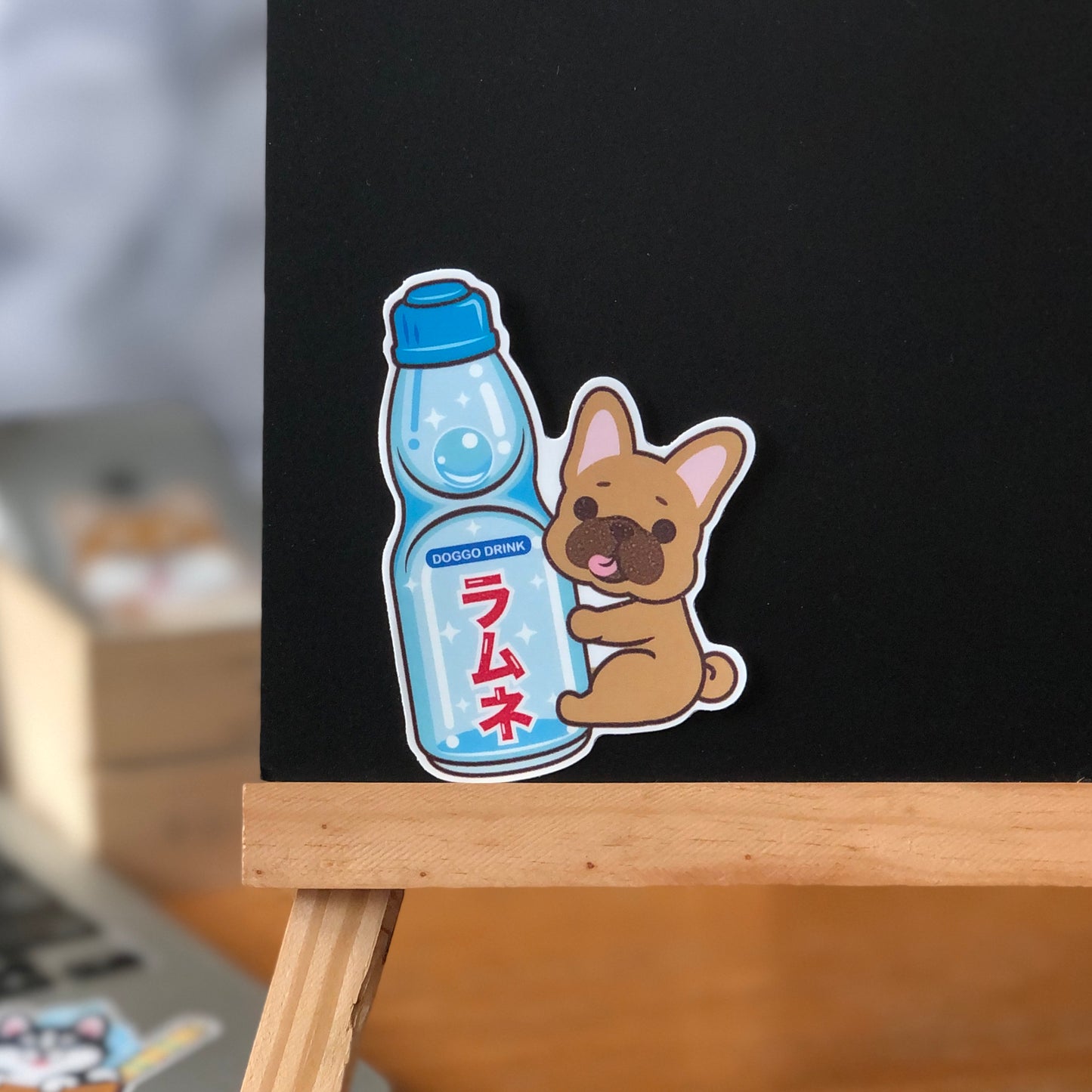 Frenchie Stickers-Ramune 法鬥貼紙-波子汽水