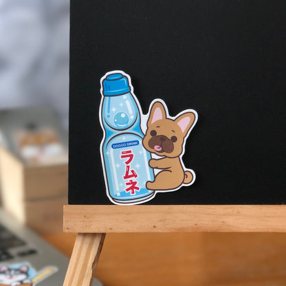 Frenchie Stickers-Ramune 法鬥貼紙-波子汽水