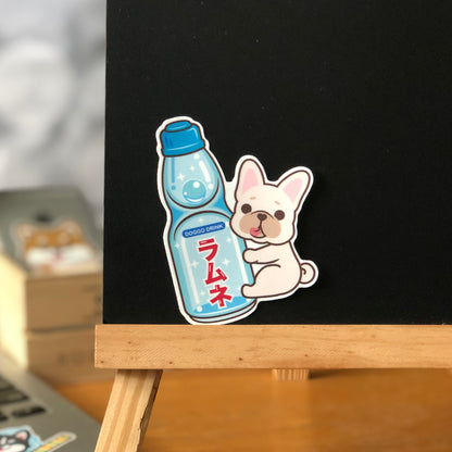 Frenchie Stickers-Ramune 法鬥貼紙-波子汽水
