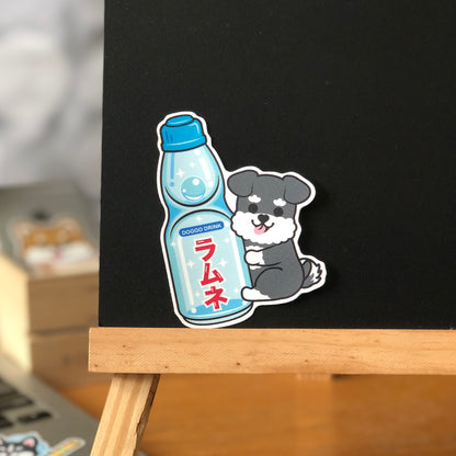 Schnauzer Stickers-Ramune 史納莎貼紙-波子汽水